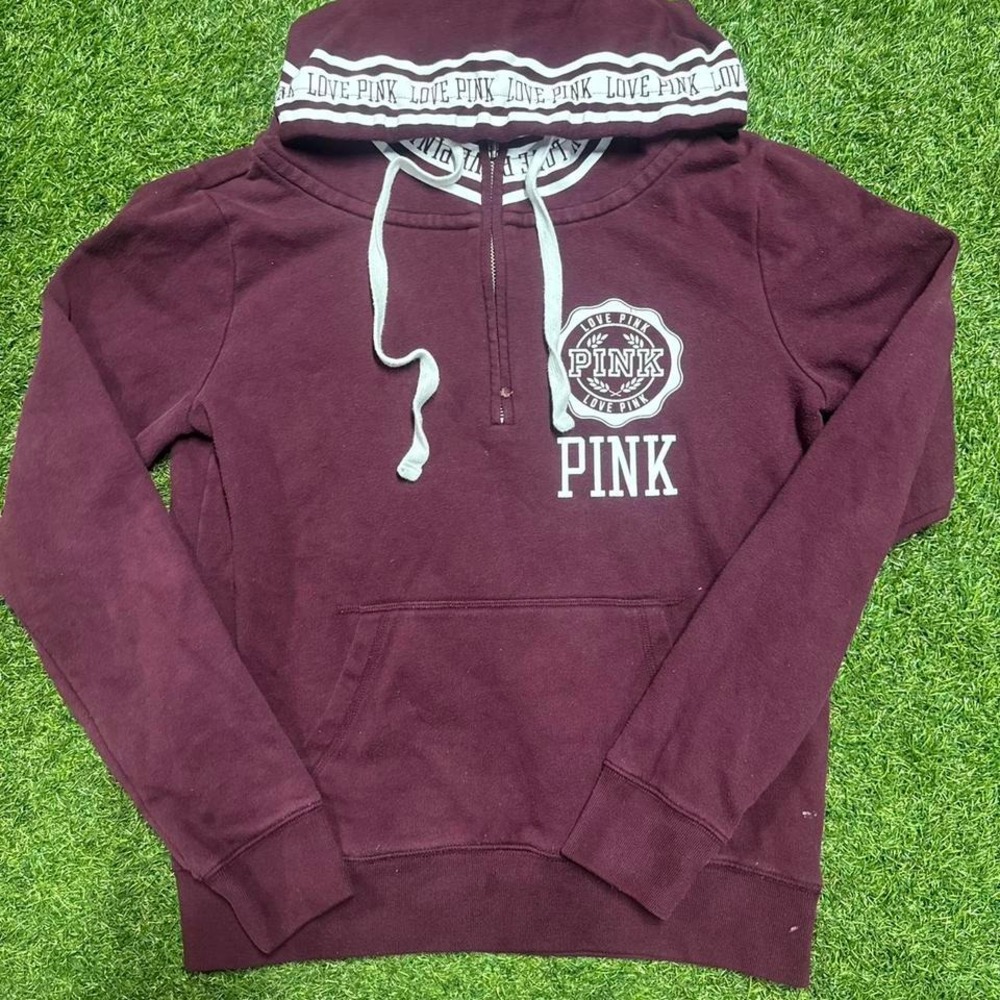 Victoria's Secret PINK Half-Zip‎ Hoodie